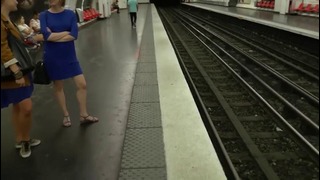 Франция, метро Парижа и возвращение в отель ночью, серия 134