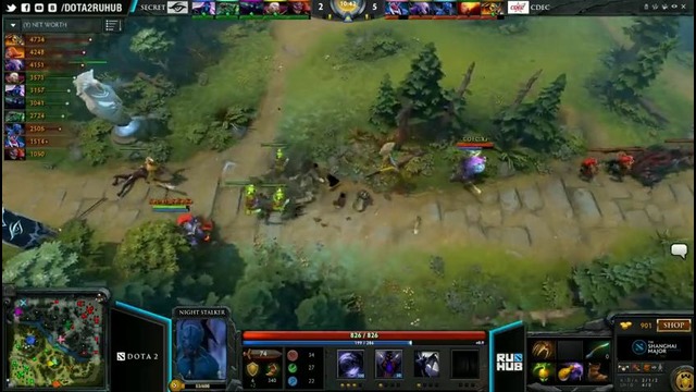 DOTA2: The Shanghai Major: Secret vs CDEC (Group A, Game 3)