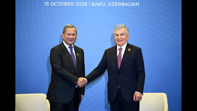 Shavkat Mirziyoyev Kambodja Bosh vaziri bilan uchrashdi
