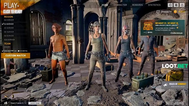Dread’s stream PUBG squad (17.08.2017) 2ч
