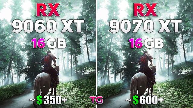 RX 9060 XT 16GB vs RX 9070 XT 16GB – How Big is the Difference