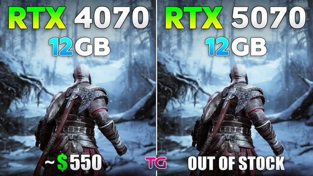 RTX 5070 vs RTX 4070 – Test in 10 Games