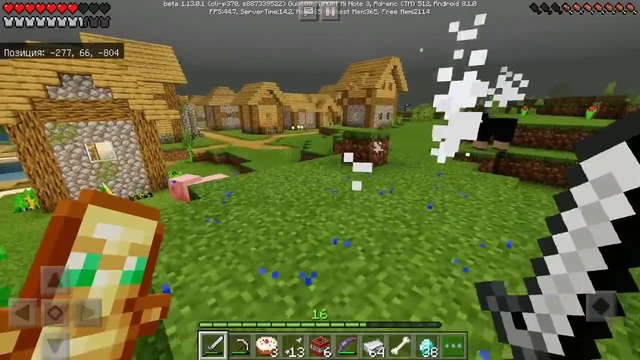 Блуждающее выживание с модами в майнкрафт пе 1.13 #5 [геноцид криперов]