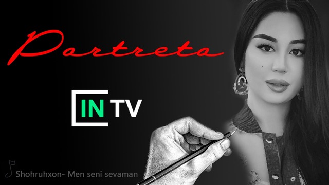 Узбекский художник рисует Асаль Шодиеву | Portreto #1