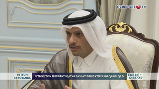 Preziden Qatar davlat delegatsiyasini qabul qildi
