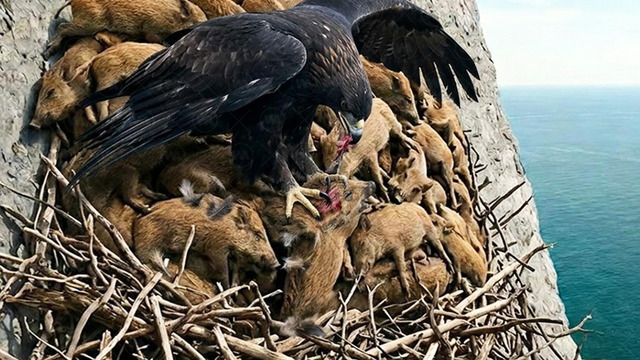 Как Япония Открывает для Себя Беркутов и Питонов для Истребления Диких Кабанов