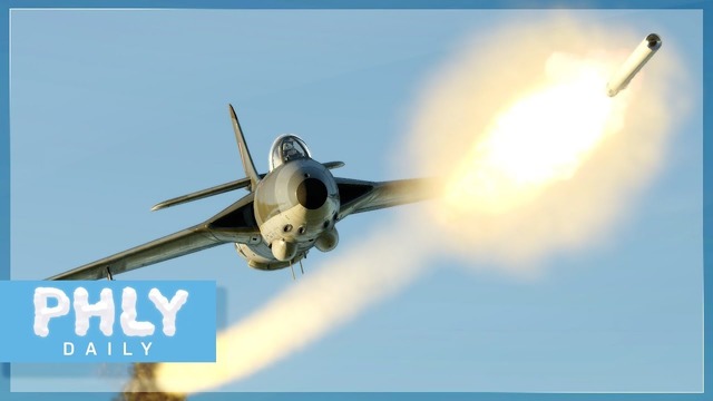Просто 5 минут чистого нагиба на Hunter F.6 – War Thunder