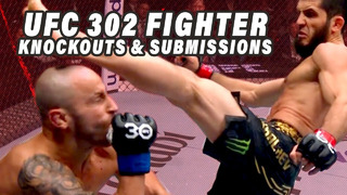 UFC 302 Fighter Knockouts & Submissions