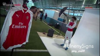 Mohamed Elneny’s Arsenal photoshoot
