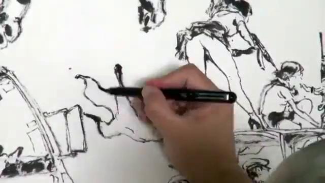 Иллюстрация со скоростью мысли – Kim Jung gi Drawing show in China