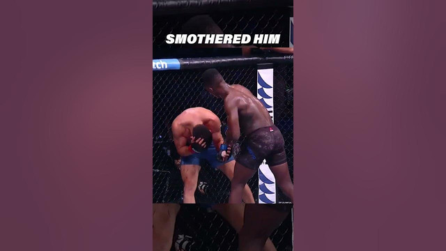 Israel Adesanya SMOTHERED Him!! #ufc #mma