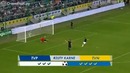 Красивый хитрый пенальти