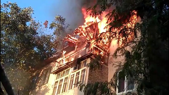 Пожар жилого дома
