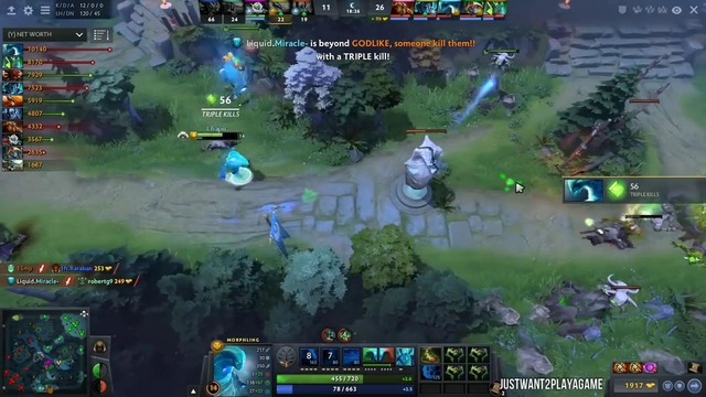 MIRACLE Morphling Megacreep Very Epic Fight with Double Waveform