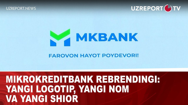 Mikrokreditbank rebrendingi: Yangi logotip, yangi nom va yangi shior