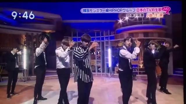 BTS – Blood Sweat & Tears (Japanese version) live on Nippon TV Sukkiri