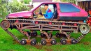 ТАНК – своими руками! Самодельный Гусеничный Вездеход. «ВАЗ V8 300 л.с»
