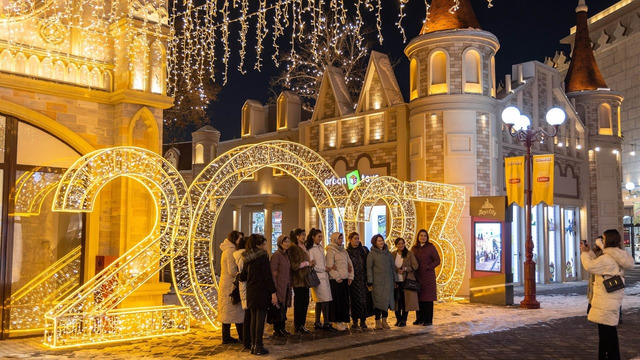 Новый год в Ташкенте: обзор парка Magic City