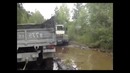 Бездорожье, российские грузовики Уралы, КраЗы, Камазы по грязи и воде