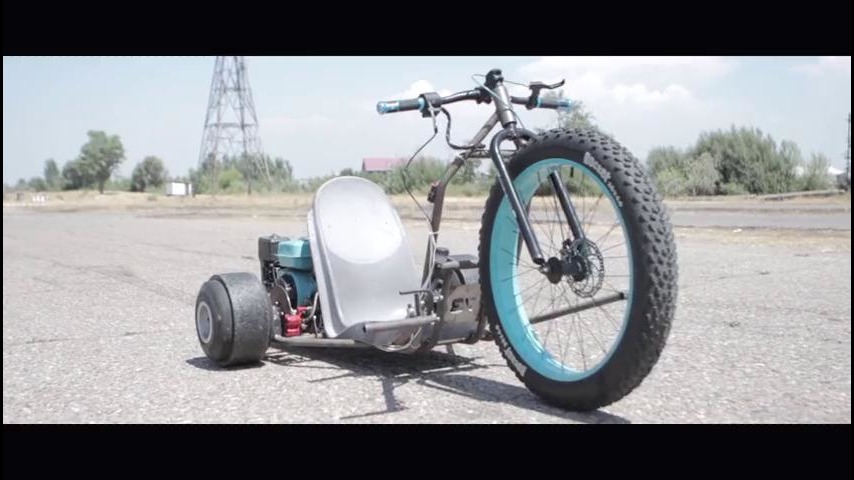 Дрифт трайк своими руками (DIY Drift trike): Чертежи и процесс изготовления