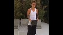 Justin Bieber облился ледяной водой