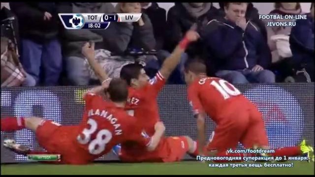 Tottenham Hotspur – Liverpool FC EPL 15/12/2013
