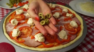 ДОМАШНЯЯ ПИЦЦА. Быстрый и лёгкий рецепт (tasty pizza)