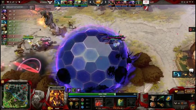 DOTA2: TI6: Wings vs LGD (Group A, Game 1)