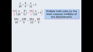 MATHS FOR GRE GMAT – 01 Algebra – 11 Eliminating Fractions
