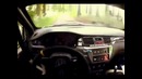 На ралли Mitsubishi врезалась в дерево