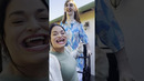 World’s tallest woman meets woman with largest mouth