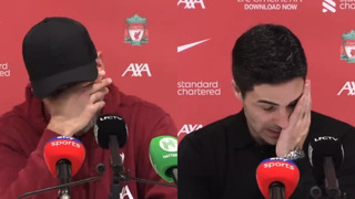 Реакция Артети и Клоппа после матча Ливерпуль 1:1 Арсенал