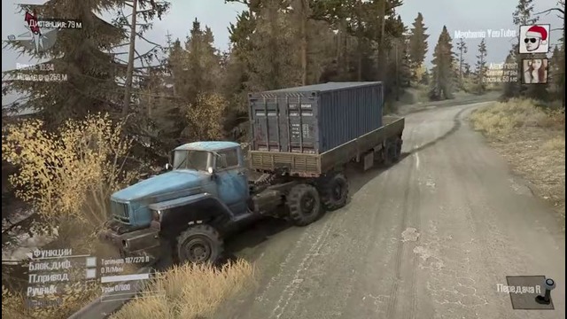 Spintires – карта – спуск (прохождение) №-1