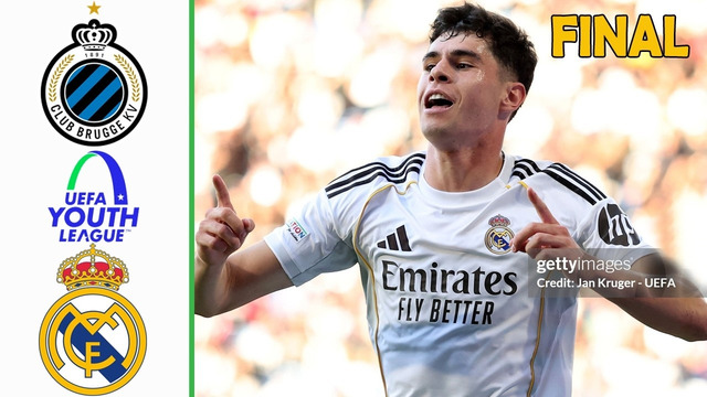 Real Madrid vs Club Brugge | U19 UEFA Youth League 2025/26 | Final