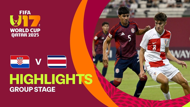 Хорватия – Коста-Рика | Чемпионат Мира U17 2025 Qatar | 3-й тур | Обзор матча