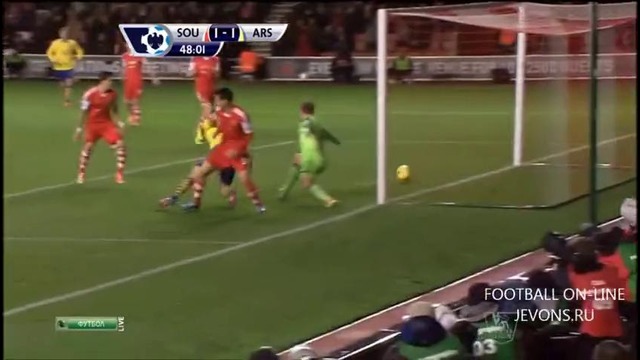 Southampton 2-2 Arsenal (28.01.2014)