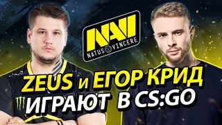 [NaVi CS GO] Zeus и Егор Крид играют в CS GO
