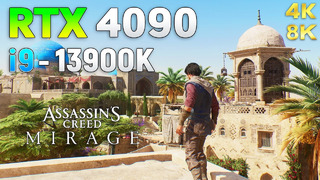 Assassin’s Creed Mirage on RTX 4090 24GB | 4K | 8K