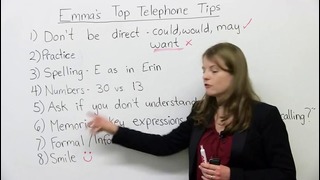 Telephone English- Emma’s top tips