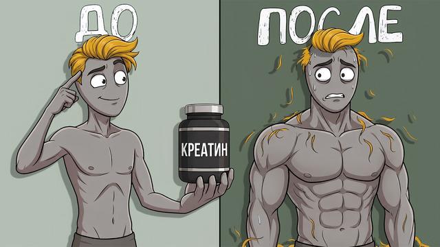 КРЕАТИН. Рост Мышц, Побочки и Скрытый Эффект
