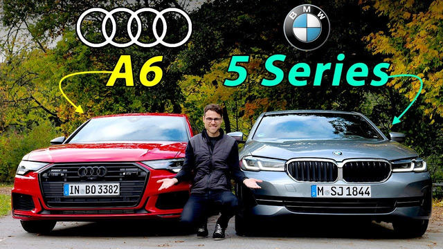 BMW 5 серии против Audi A6 Сравнение 540i против 55 TFSI – Поединок лучших бизнес-седанов