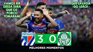 VAMOS RIR! QUE HUMILHAÇÃO Fortaleza 3 x 0 Palmeiras | Melhores Momentos | Brasileirão 2024