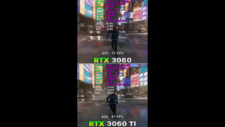 RTX 3060 vs RTX 3060 Ti – Test in 10 Games #shorts