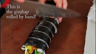 How to make kimbap (김밥)