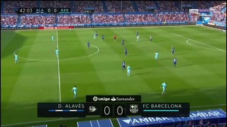 Алавес – Барселона | Испания 2017/2018 | Тур 2 | Тайм 1
