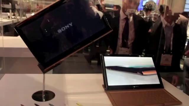 CES 2012: Sony VAIO tablet (the verge, prototype)