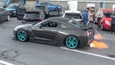 Modified Cars Leaving Car Meet – Rocket Bunny Silvia, LB Walk GT-R, Widebody Mustang