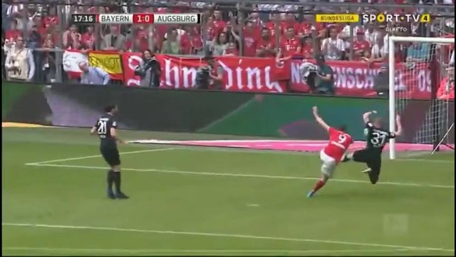 (480) Бавария – Аугсбург | Немецкая Бундеслига 2016/17 | 26-й тур | Обзор матча