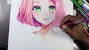 Speed Drawing – Sakura Haruno (Naruto Shippuden) Fan art