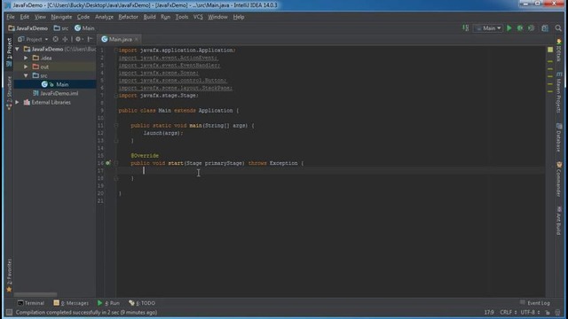 JavaFX Java GUI Tutorial – 1 – Creating a Basic Window – YouTube